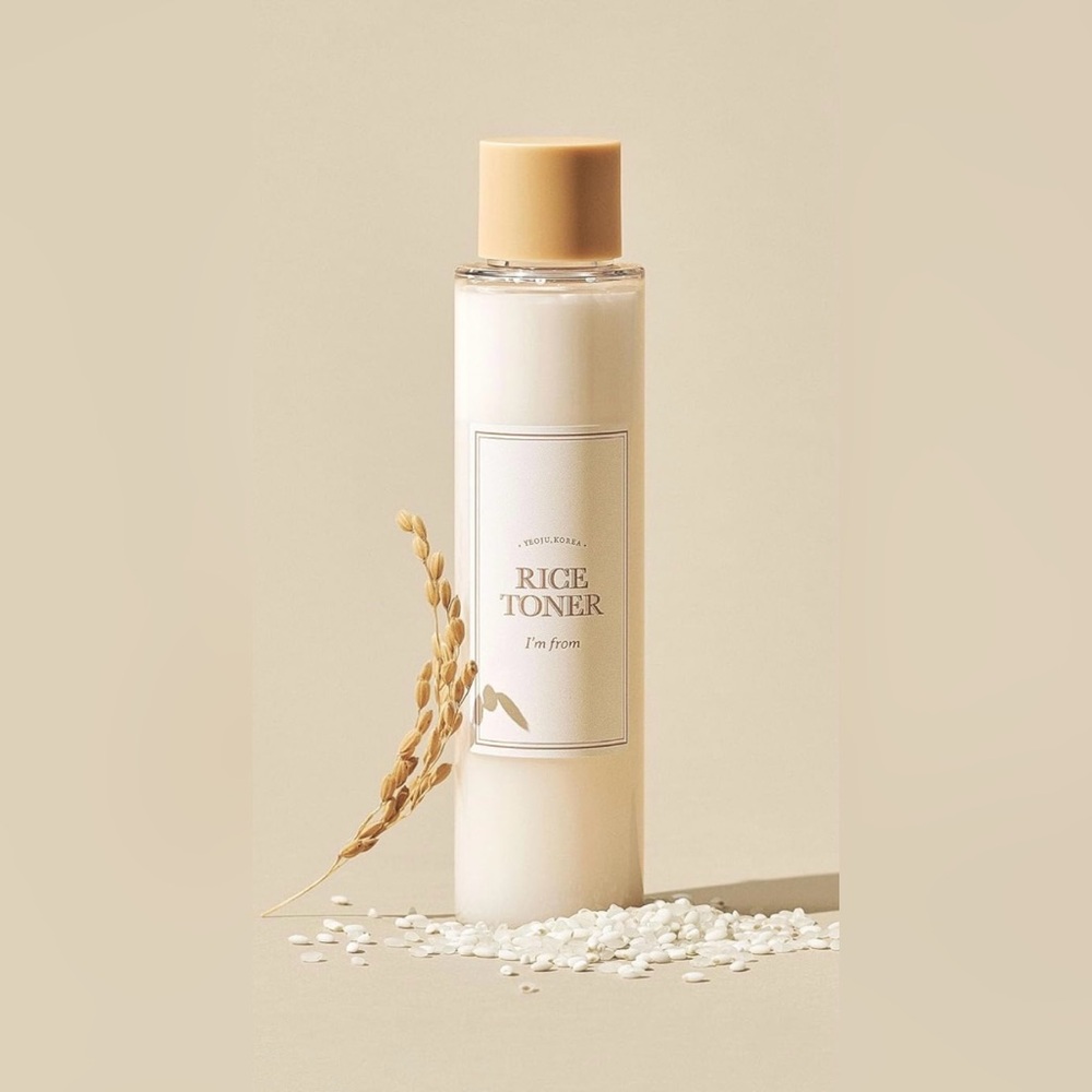 🆕 I'm from Rice Toner, Milky Toner for Glowing Skin, 77.78% Korean Rice